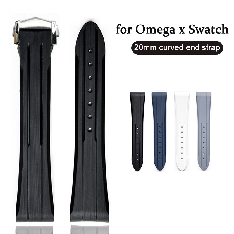 Omega Watch Speedmaster - 20mm ラバーストラップ オメガ X スウォッチ ムーンスウォッチ用
