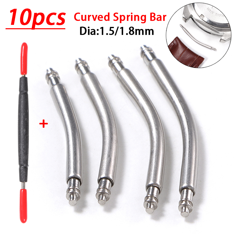 Curved Spring Bar - カーブスプリングバー 18mm 20mm 22mm 24mm 幅