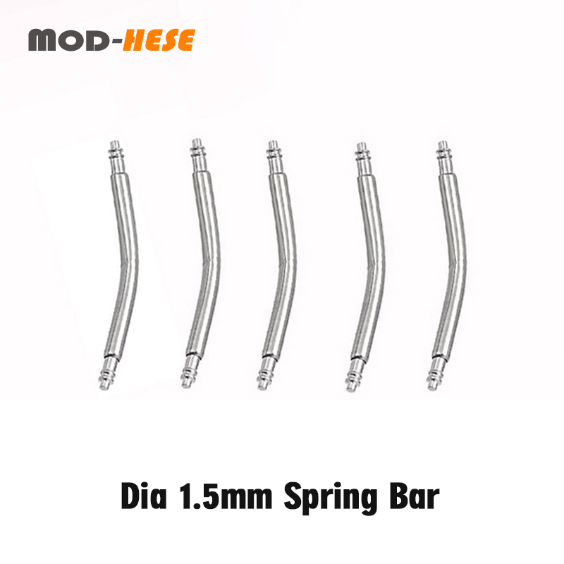 Curved Spring Bar - 時計ストラップ,湾曲した時計バンド,20mm,16mm, 18mm, 20mm, 22mm, 24mm, 26mm,