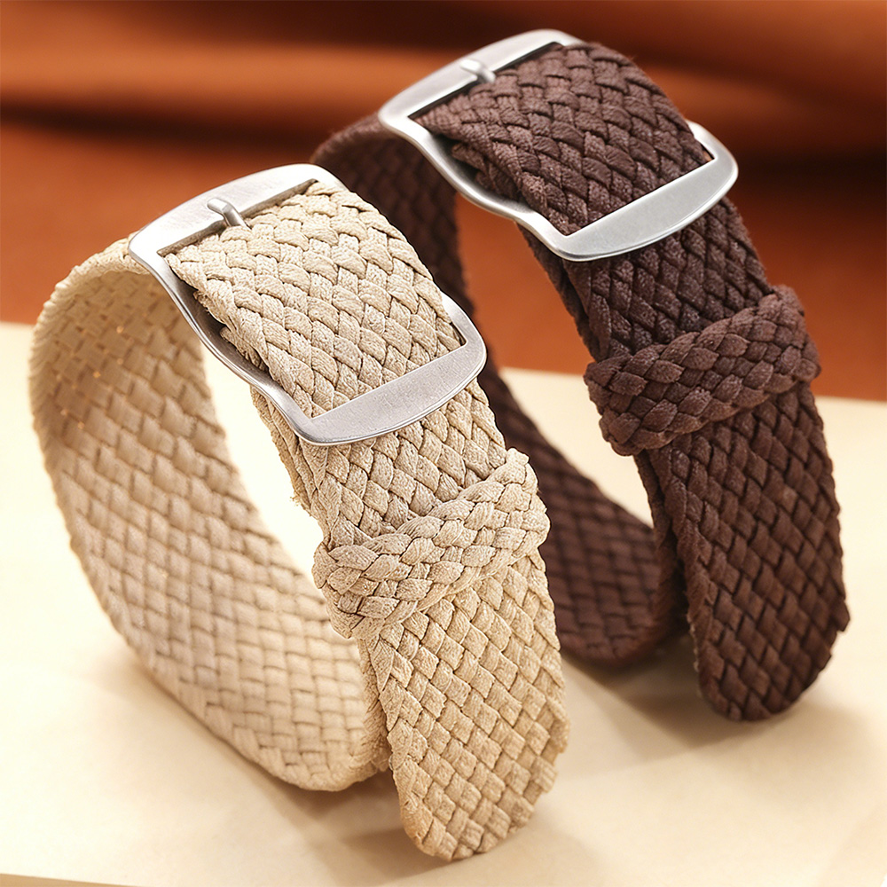 Perlon Strap Woven - 14mm 16mm 18mm 20mm 22mm ナイロン製織キャンバス時計バンド、パーソナル用、オメガストラップ対応、メンズ・レディーススポーツブレスレットアクセサリー