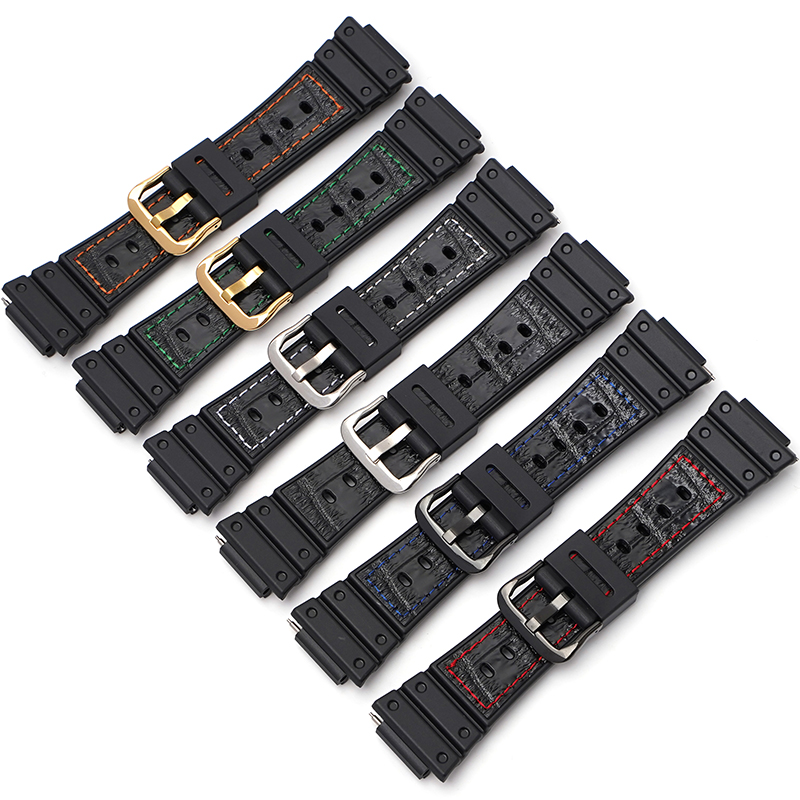 Casio Watch G-Shock Dw-5600 - Tpuラバーストラップforcio g-shock、クイックリリース樹脂シリコンウォッチバンド、16mm、GA-2100、DW-5600、GW-M5610、5000、DW-6900、G-5600