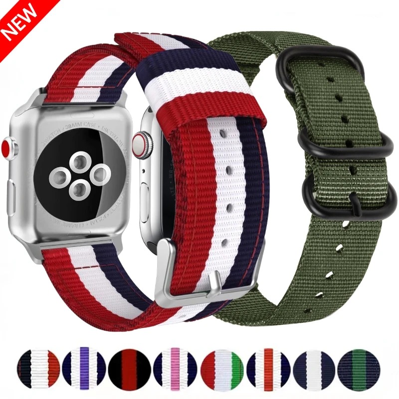 Canvas Strap Watch - ナイロンキャンバスストラップ Apple Watch 10 9 8