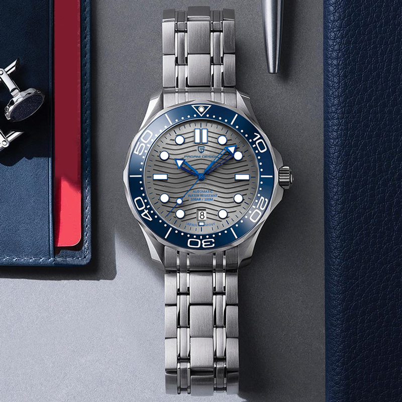 Omega Watch Seamaster - 2025 新パガーニデザイン PD1685 メンズ腕時計機械式腕時計男性用自動腕時計メンズ日本 NH35A 20Bar