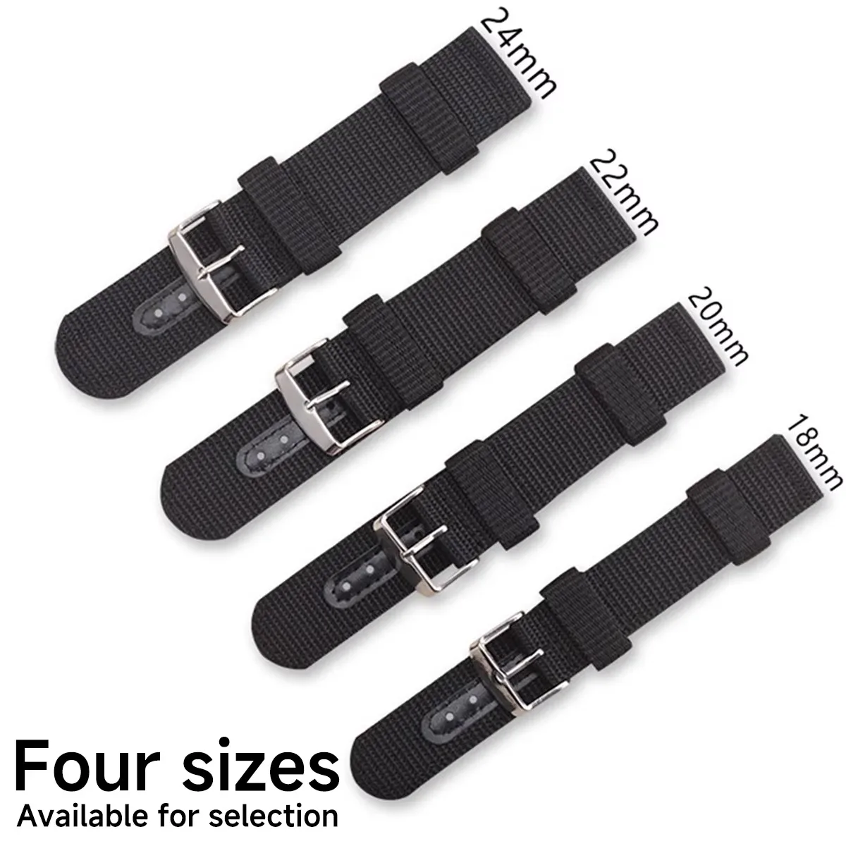 ユニバーサルナイロンキャンバスウォッチ,18mm, 20mm - Canvas Strap Watch のレビューと価格