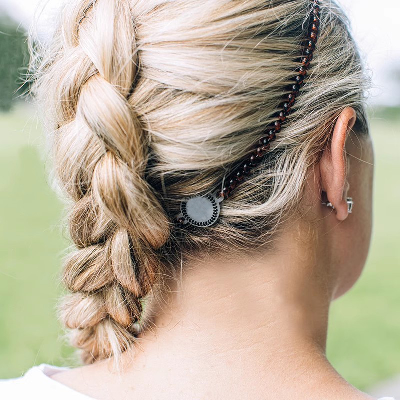 弾性ファッション電話回線ヘアバンドロープヘッドバンド女性ガー - Silicone Band Women のレビューと価格