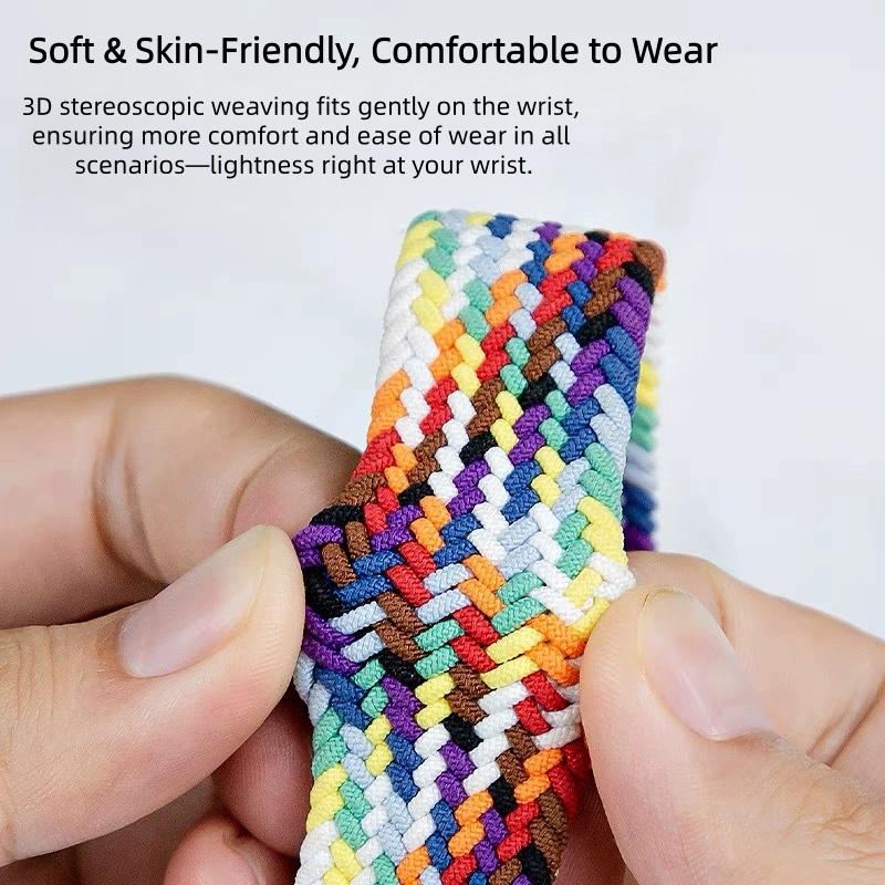 伸縮性のある織り傘型ナイロン製腕時計ストラップ（Whoop  - Parachute Strap Elastic のレビューと価格