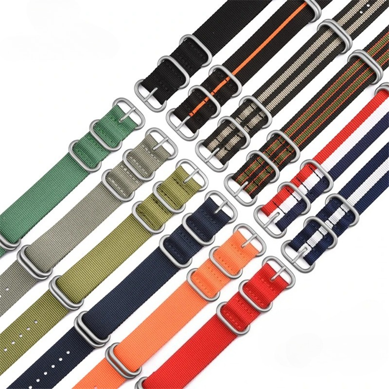 織ナイロンストラップ 20 ミリメートル 22 ミリメートル - Canvas Strap Watch のレビューと価格