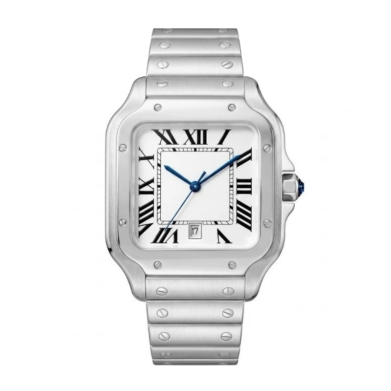 新しい高級メンズクォーツ時計クラシックレトロスタイルレディー - Cartier Watch Santos のレビューと価格