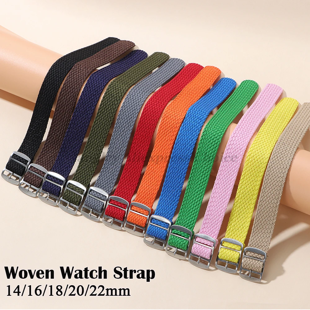 14 ミリメートル 16 ミリメートル 18 ミリメートル  - Perlon Strap Woven のレビューと価格