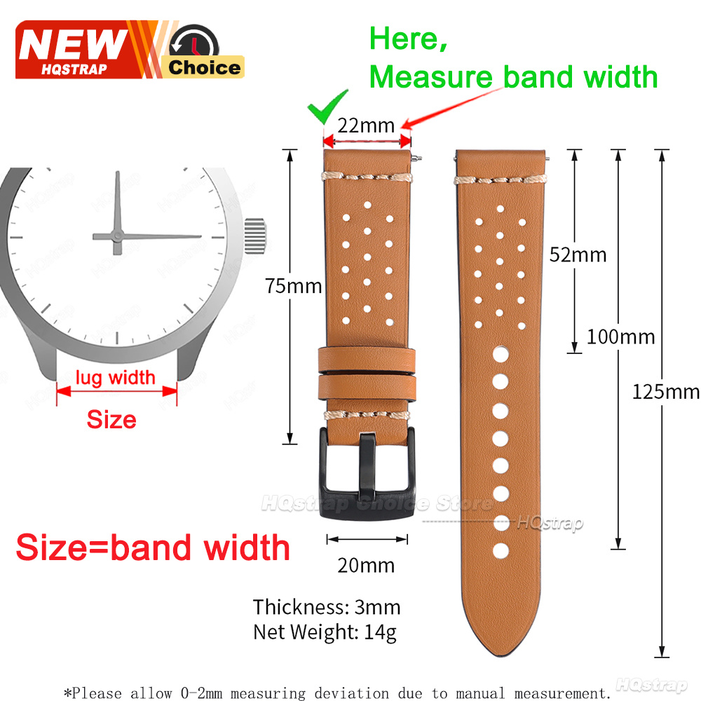 通気性のあるステッチ入り腕時計ストラップ 20mm 22mm - Omega Watch Speedmaster のレビューと価格