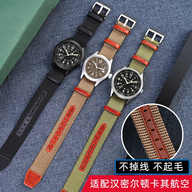 ミリタリースポーツストラップ,ナイロン,キャンバス,20mm - Nato Strap Nylon のレビューと価格