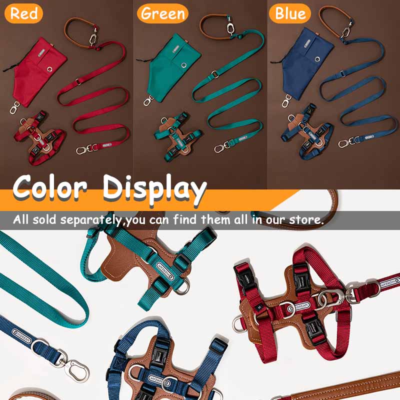 Mysudui 5 1多機能調節可能な犬のリードでハンドフリ - Leather Strap Quick Release のレビューと価格