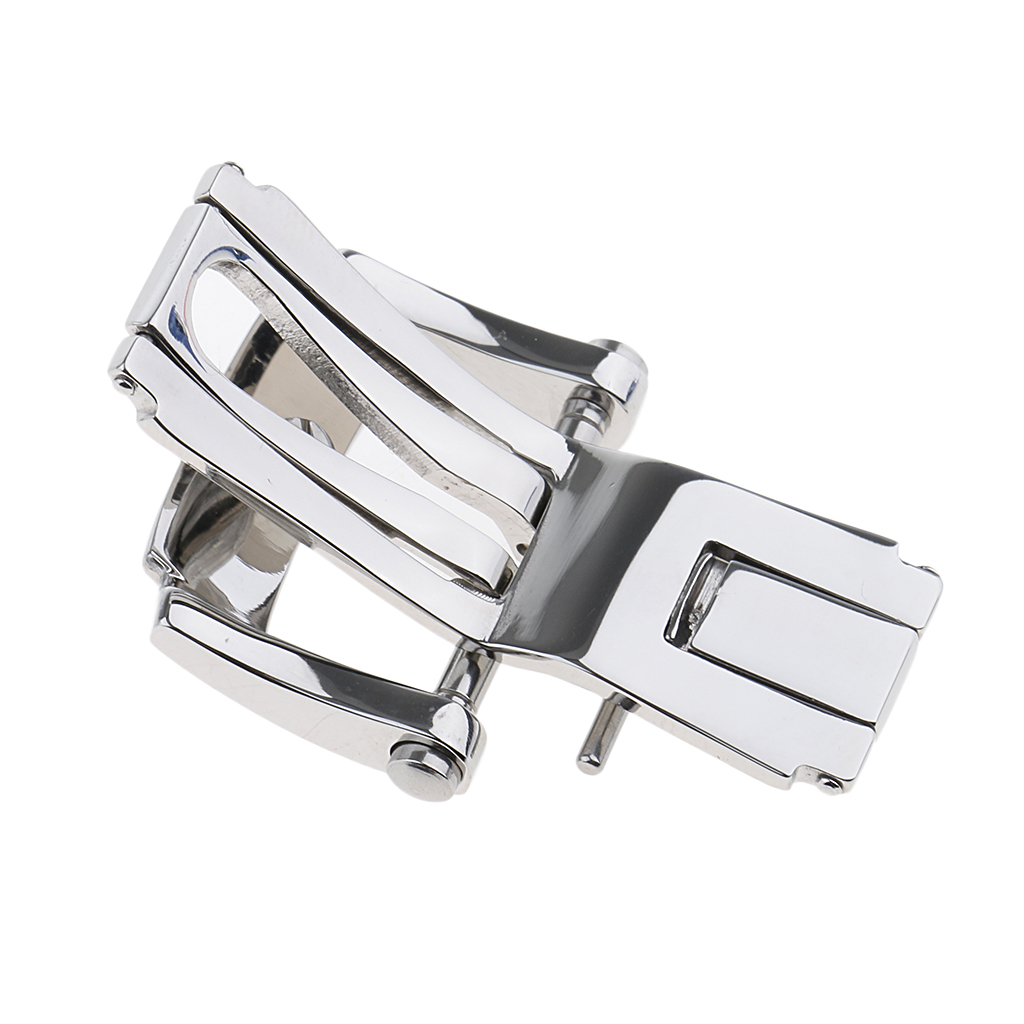 ステンレス鋼展開クラスプ時計ストラップ 18 ミリメートル - Butterfly Clasp Deployant のレビューと価格