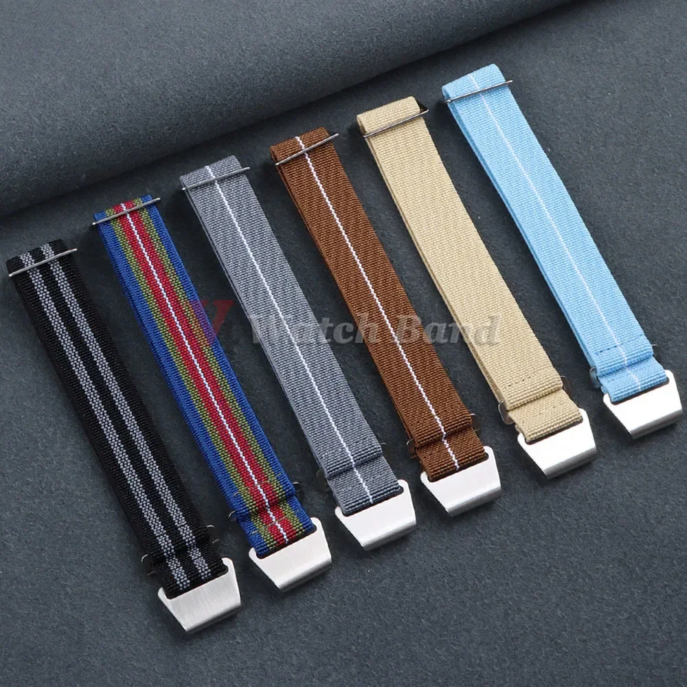 弾性時計ストラップ 60 年代フランス軍パラシュートブレスレ - Parachute Strap Elastic のレビューと価格