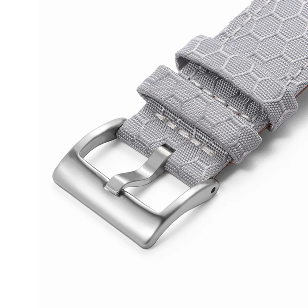 20 ミリメートル 22 ミリメートル滑らかな本物のナイロン - Perlon Strap Woven のレビューと価格