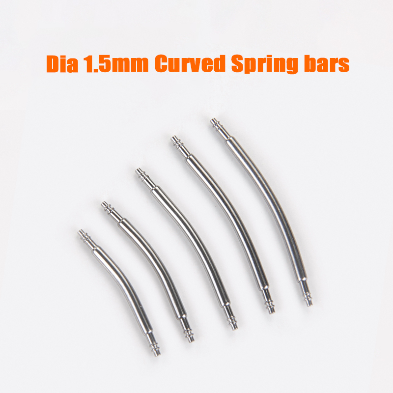 1.5ミリメートル曲がっ春バー湾曲した時計ストラップリンクバ - Curved Spring Bar のレビューと価格