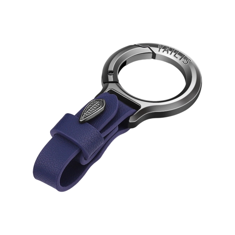 QM08 合金キーホルダー車の家やオフィスのキーに便利な複数 - Leather Strap Quick Release のレビューと価格