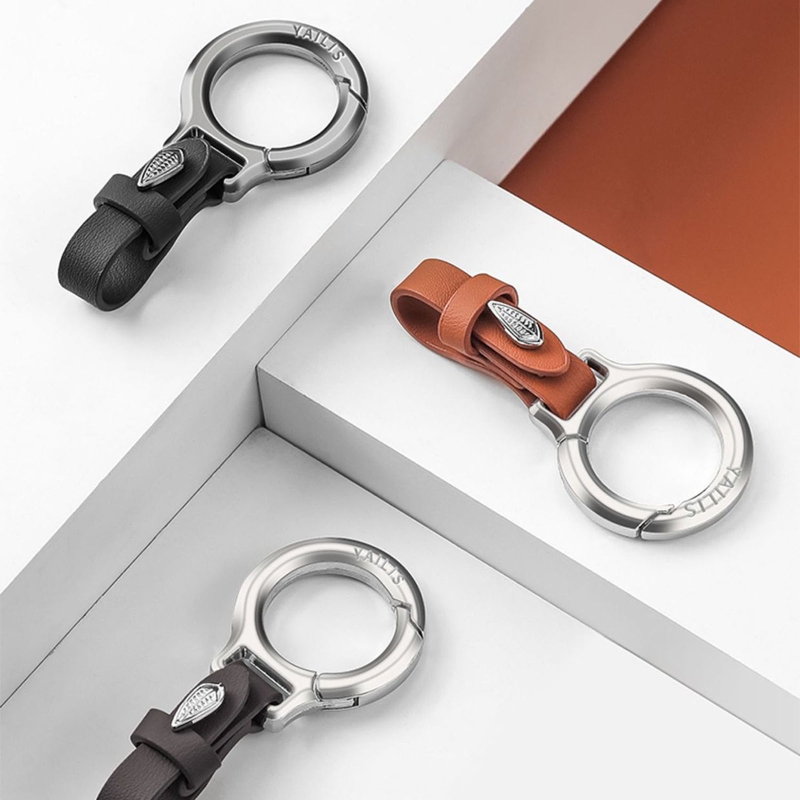 QM08 合金キーホルダー車の家やオフィスのキーに便利な複数 - Leather Strap Quick Release のレビューと価格