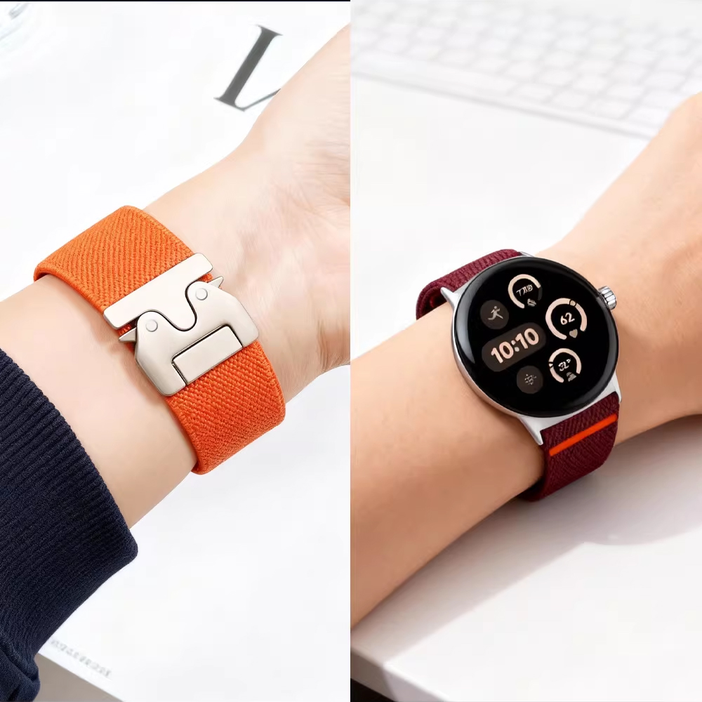バンド Google ピクセルウォッチ 4/3/2/1 41 - Parachute Strap Elastic のレビューと価格