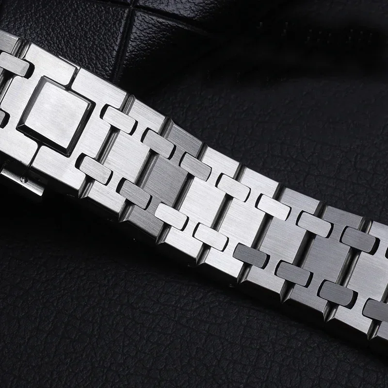 904 ステンレス鋼シルバーブレスレット AP 15400  - Audemars Piguet Watch Royal Oak のレビューと価格
