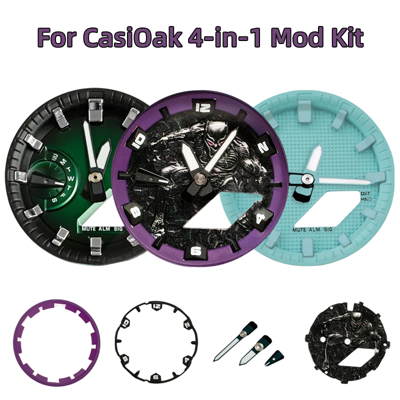 CasiOak 4-in-1 Mod キット カシオ G-s - Casio Watch G-Shock Ga-2100 のレビューと価格