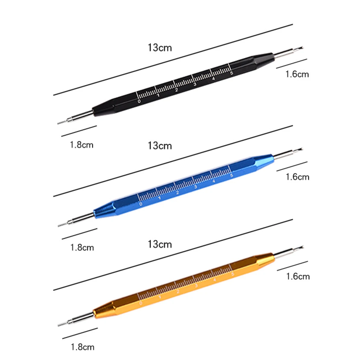 両端が開いた時計用バネ棒ツール、時計ベルト交換用取り外しツー - Spring Bar Tool Set のレビューと価格