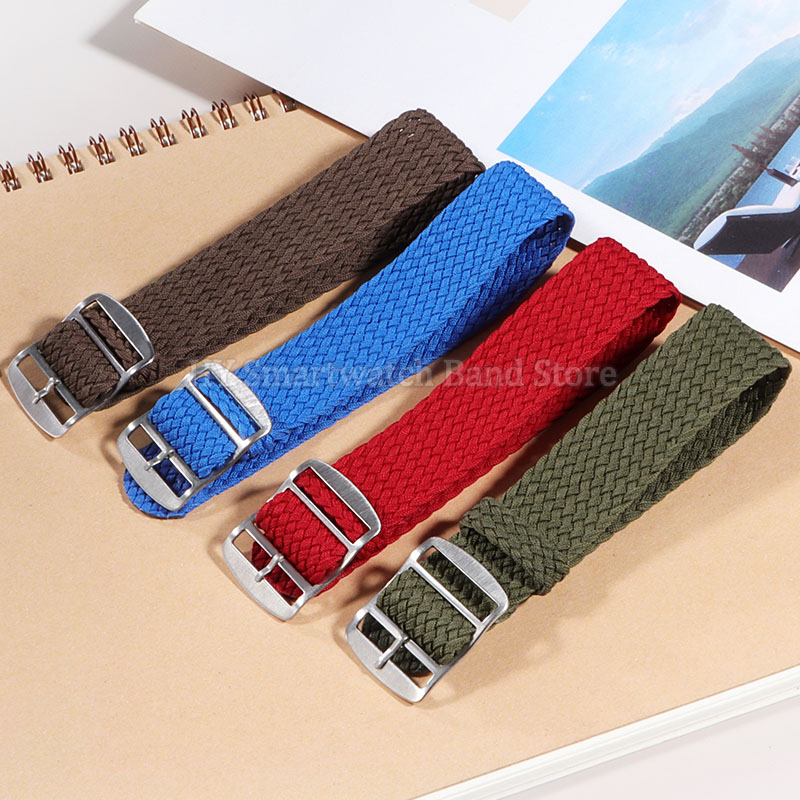 14mm 16mm 18mm 20mm 22mm オメガ用織 - Perlon Strap Woven のレビューと価格
