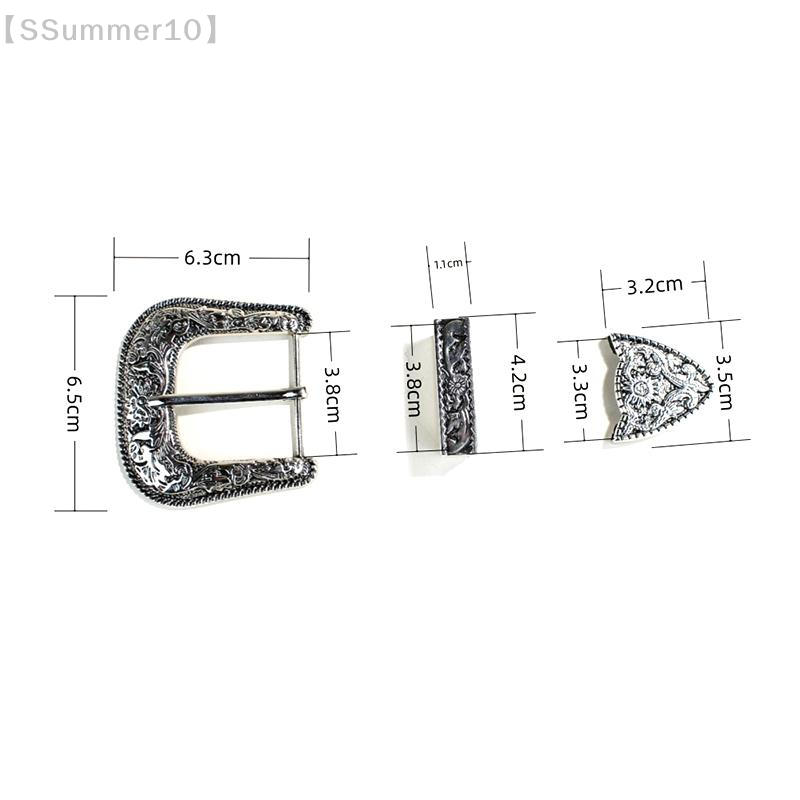 【SSummer10】1セット3ピースベルトバックルセットヴ - Buckle Pin Ss のレビューと価格