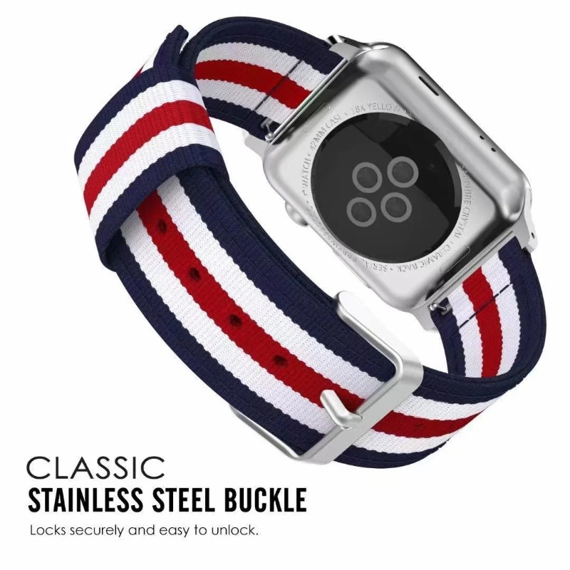 ナイロンキャンバスストラップ Apple Watch 10  - Canvas Strap Watch のレビューと価格