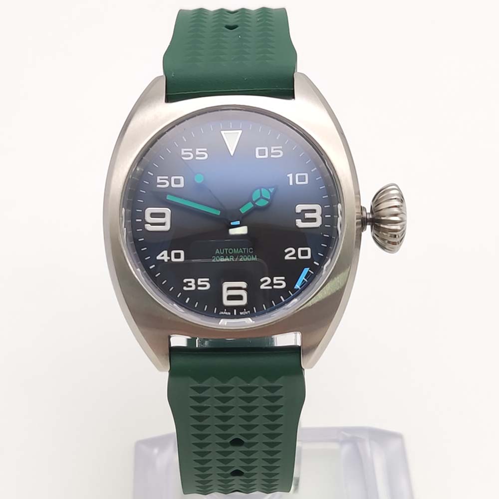 ファッション36MM自動巻きムーブメントウォッチ316Lステ - Rubber Strap Diver のレビューと価格
