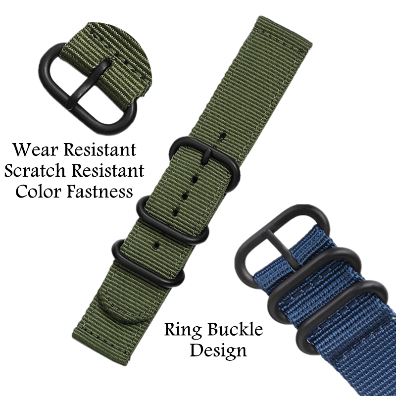 20 ミリメートル 22 ミリメートルキャンバススポーツナイ - Canvas Strap Watch のレビューと価格