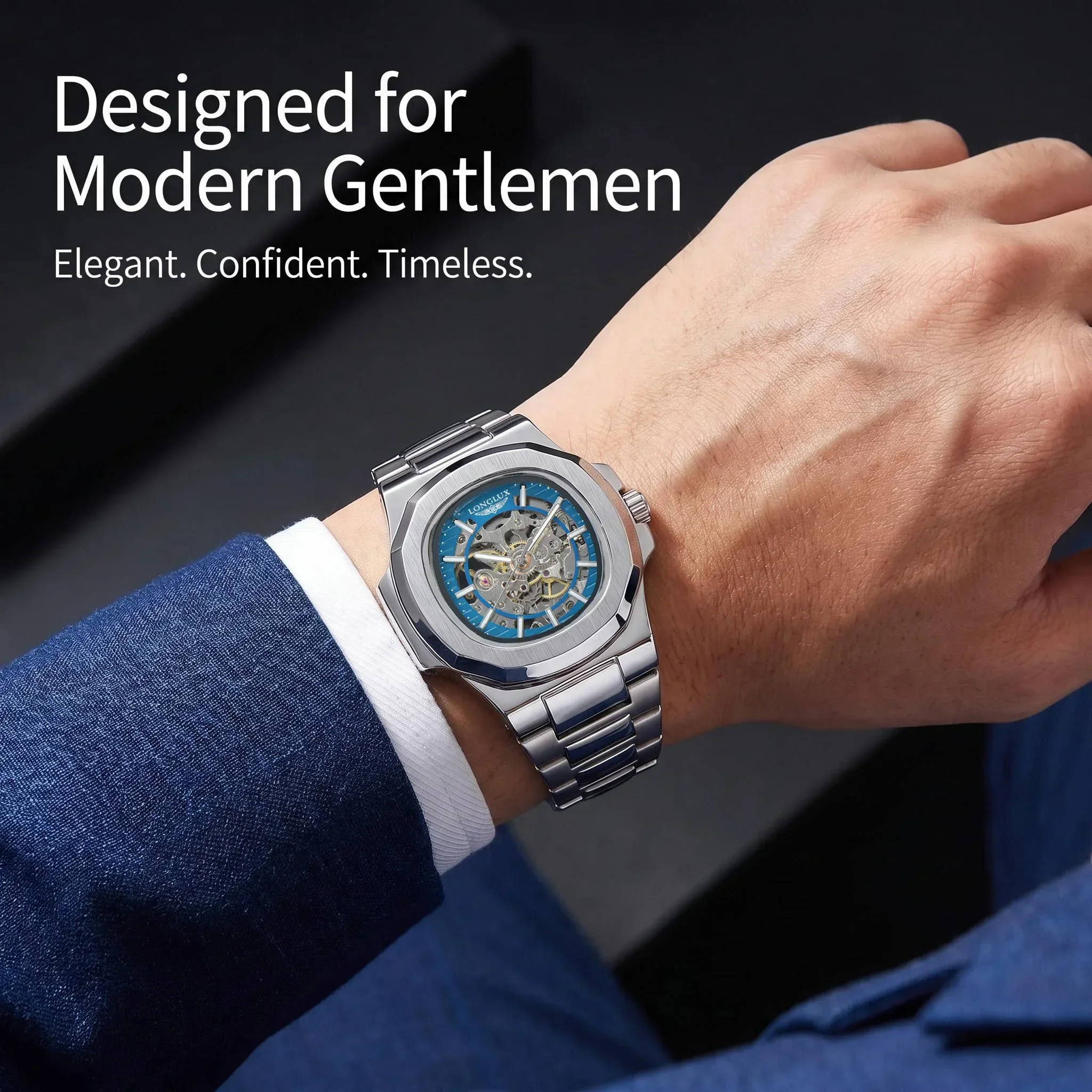 ロンラックス メンズ 自動巻き機械式腕時計 高級腕時計 防水 - Seiko Watch 5 Sports のレビューと価格