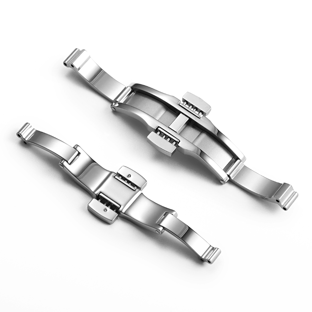 シルバーステンレス鋼バタフライバックルティソ 1853 T0 - Butterfly Clasp Deployant のレビューと価格