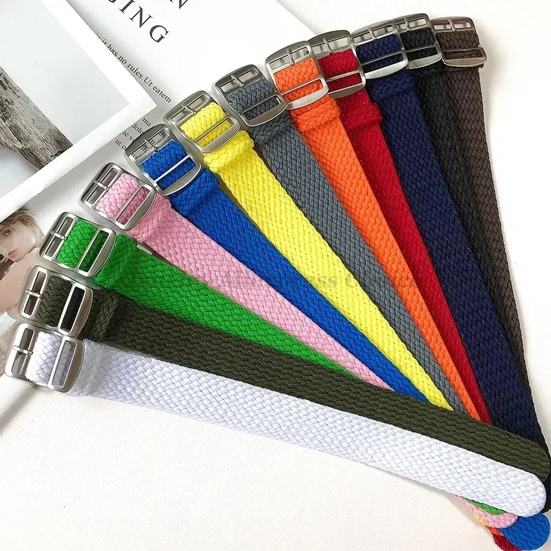 生地織ナイロン時計バンドリストバンド 14 ミリメートル 1 - Perlon Strap Woven のレビューと価格