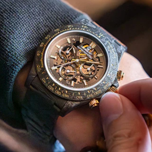 CRONUSART メンズ クロノグラフ ウォッチ 自動機械 - Canvas Strap Watch のレビューと価格